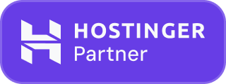 Hostinger Official Partner Badge
